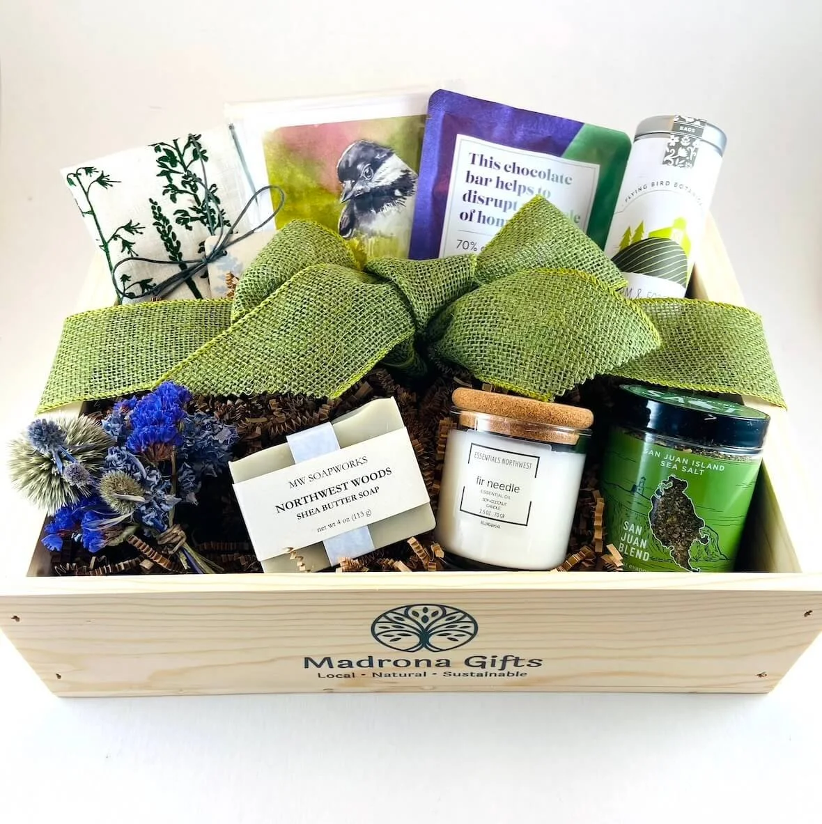 Happy Nest Spring Greeting Gift Basket | Housewarming Gift